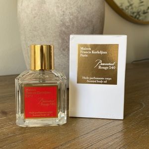 TRENDING: Maison Francis Kurkdjian Paris Baccarat Rouge 540 — Scented Body OIL